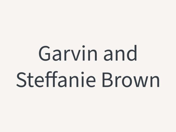 Garvin and Steffanie Brown