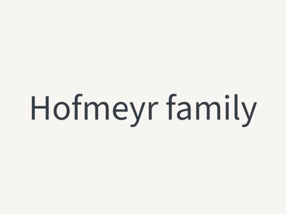 Hofmeyr family